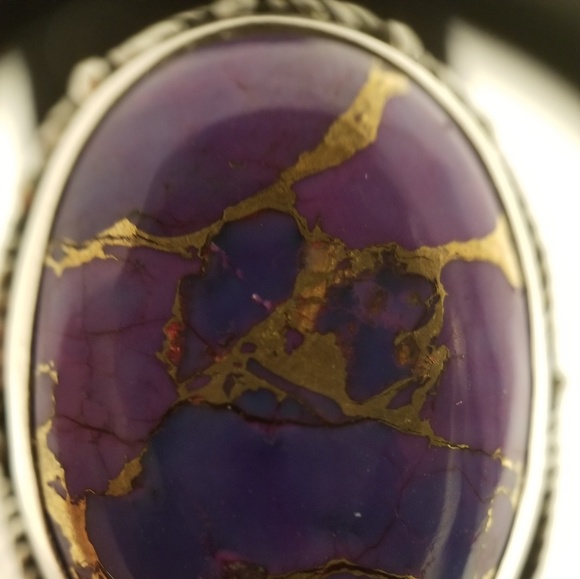 Purple Copper Turquoise, size 7 - Picture 3 of 6